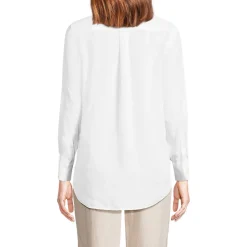 Premium Reinleinen-Bluse für Damen