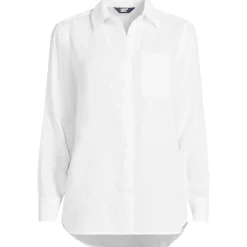 Premium Reinleinen-Bluse für Damen