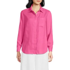 Premium Reinleinen-Bluse für Damen