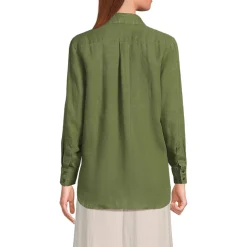 Premium Reinleinen-Bluse für Damen