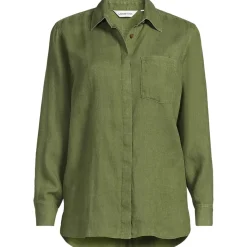 Premium Reinleinen-Bluse für Damen