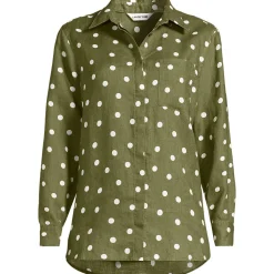 Premium Reinleinen-Bluse für Damen