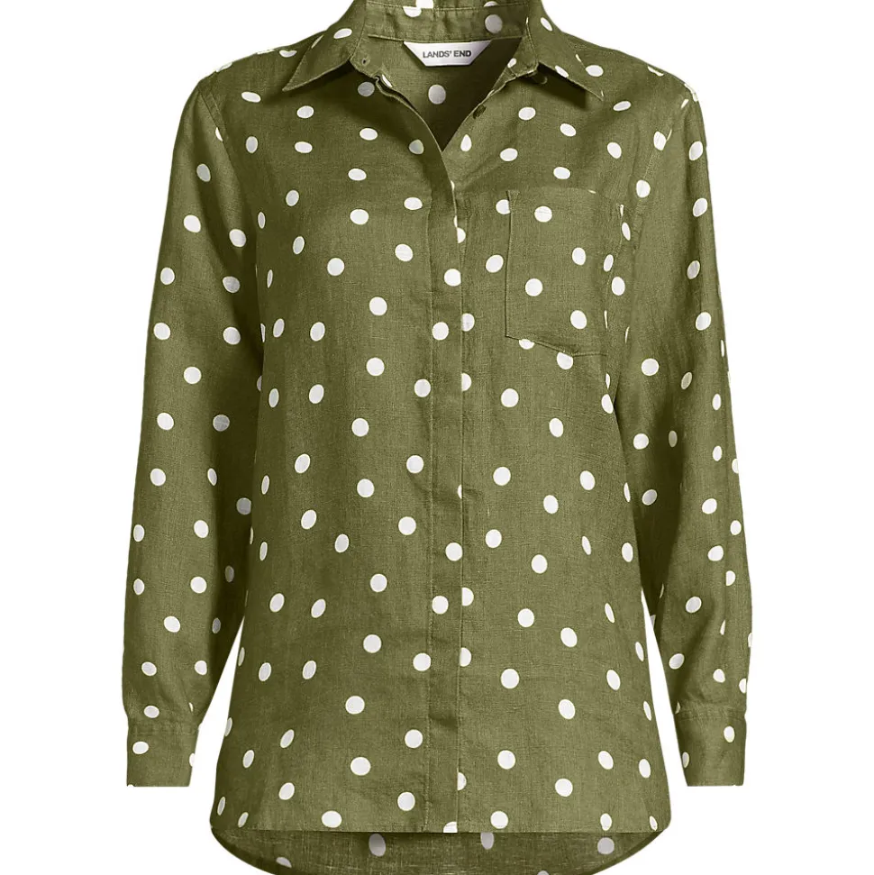 Premium Reinleinen-Bluse für Damen