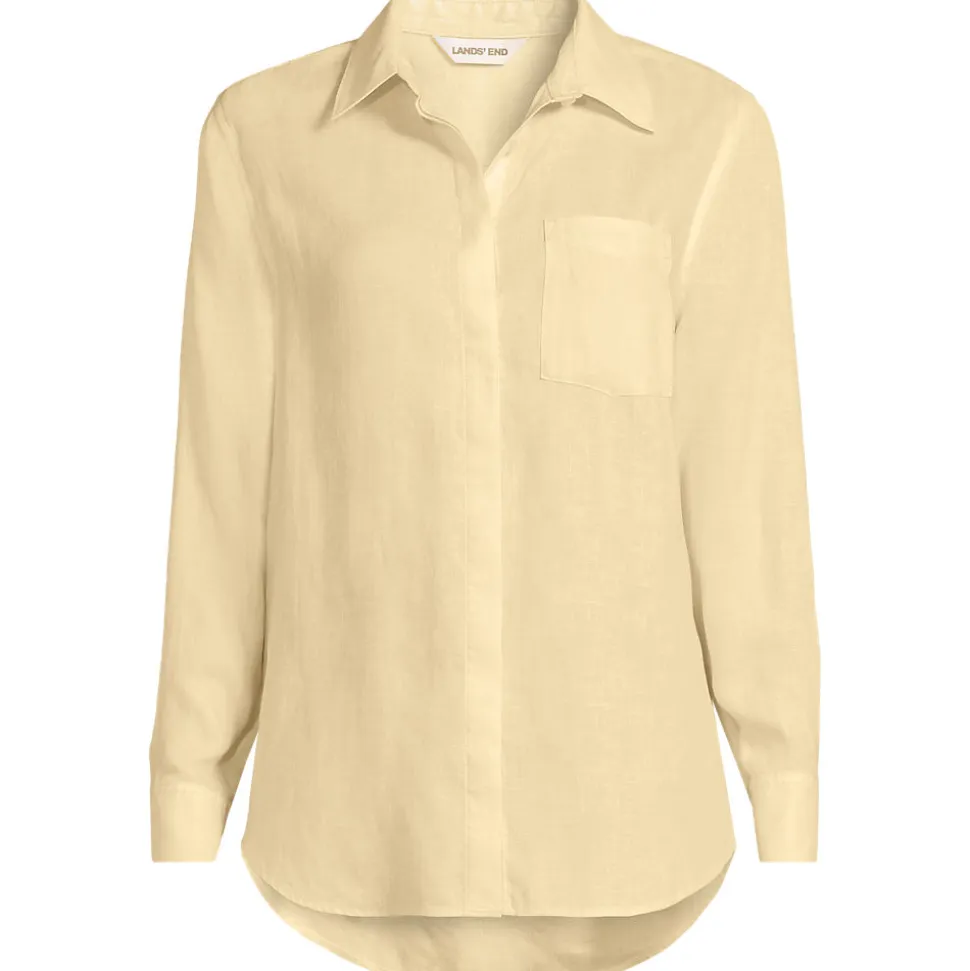 Premium Reinleinen-Bluse für Damen