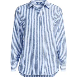 Premium Reinleinen-Bluse für Damen