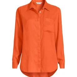 Premium Reinleinen-Bluse für Damen