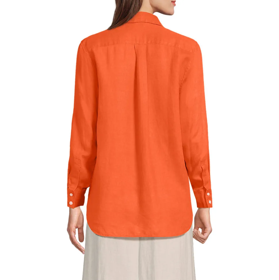 Premium Reinleinen-Bluse für Damen
