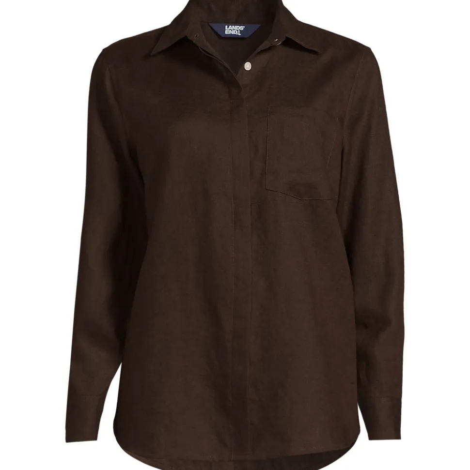 Premium Reinleinen-Bluse für Damen