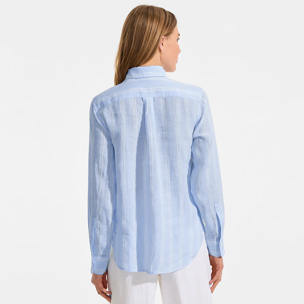 Premium Reinleinen-Bluse für Damen