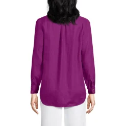 Premium Reinleinen-Bluse für Damen