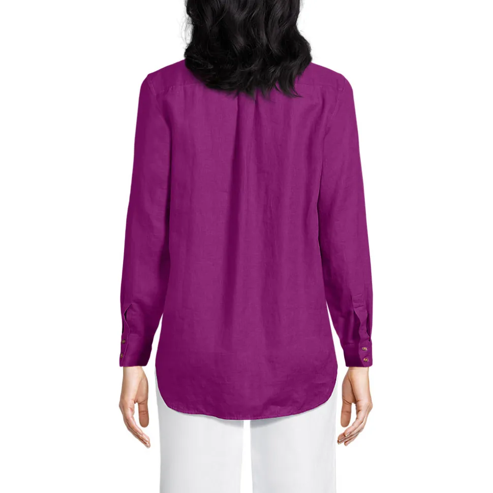 Premium Reinleinen-Bluse für Damen