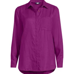 Premium Reinleinen-Bluse für Damen