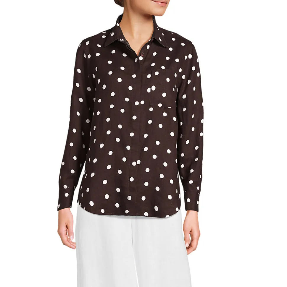 Premium Reinleinen-Bluse für Damen