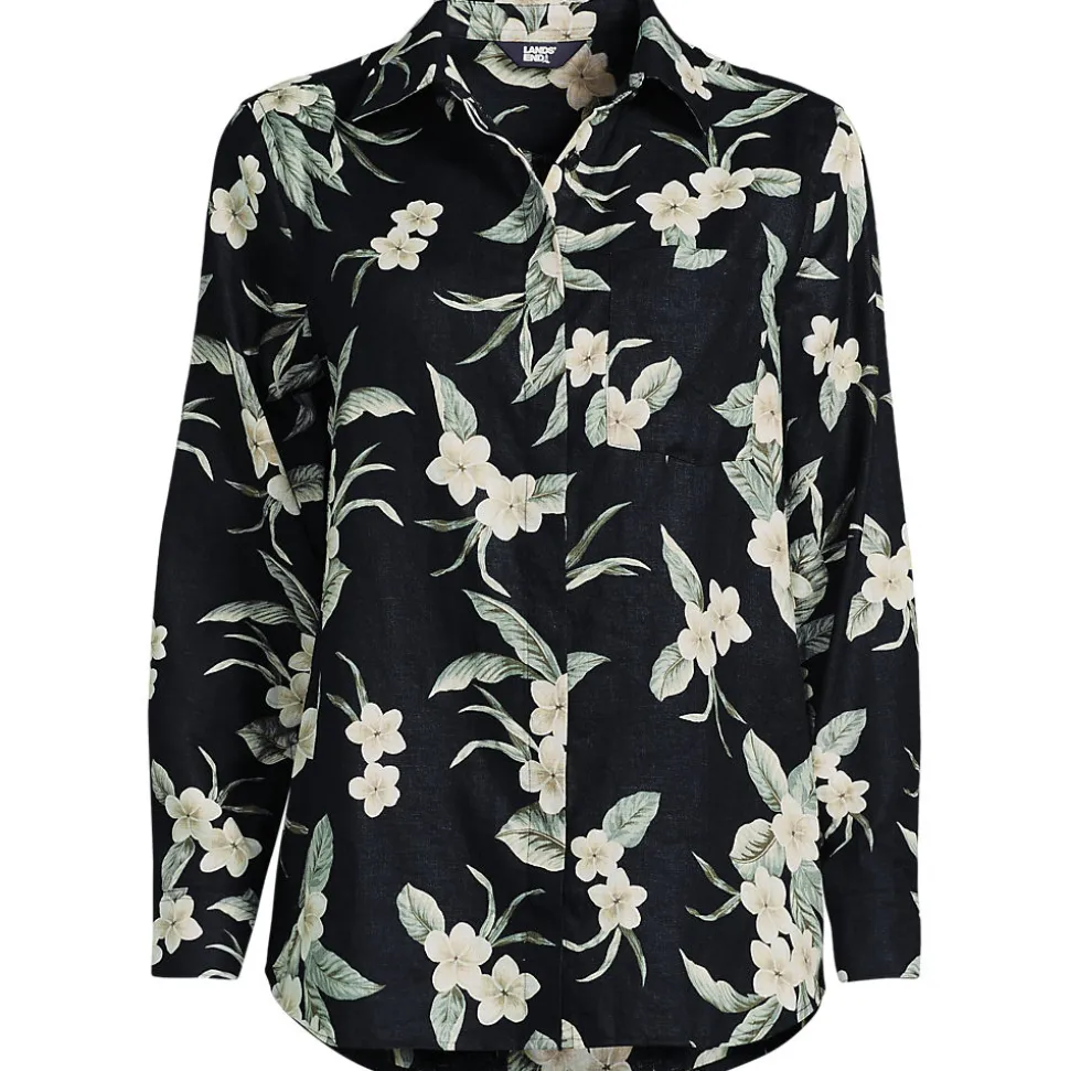 Premium Reinleinen-Bluse für Damen