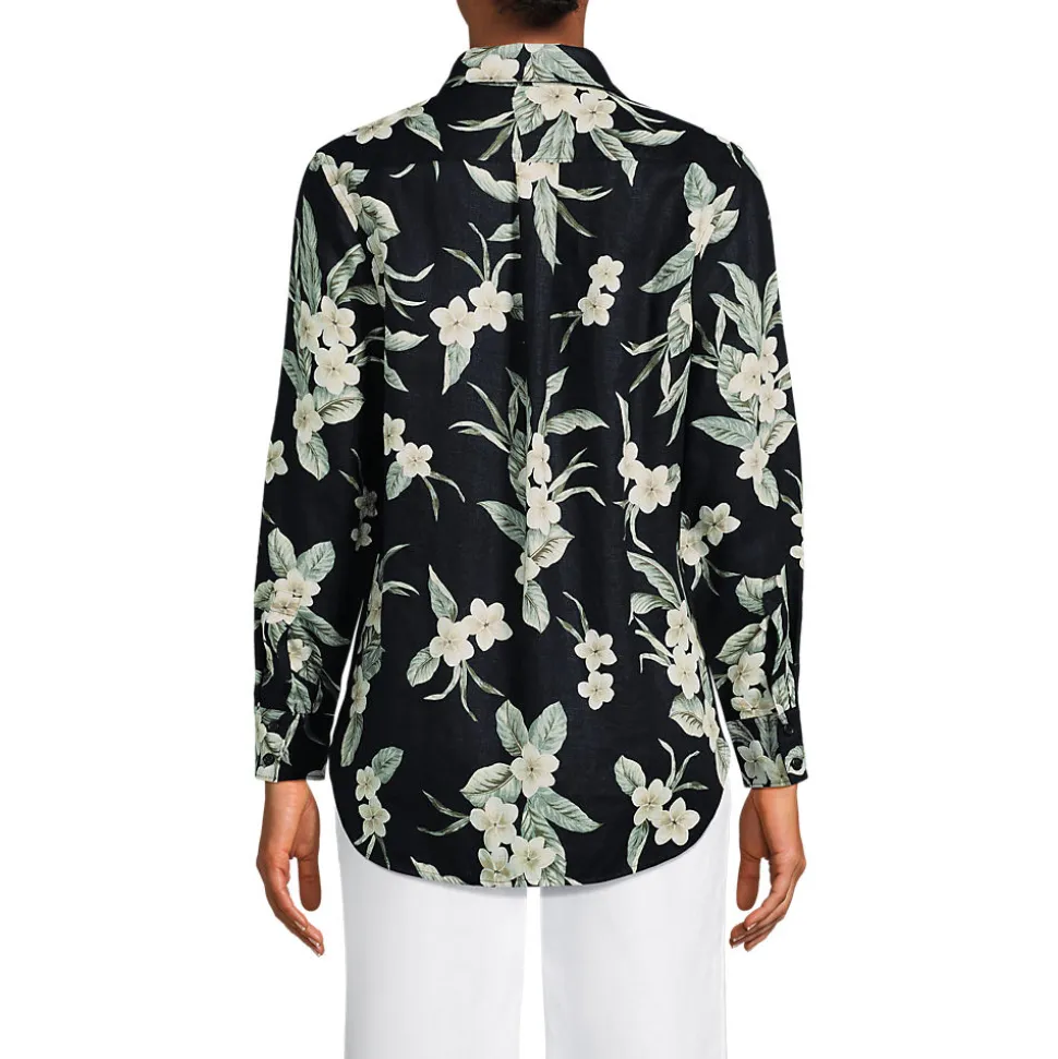 Premium Reinleinen-Bluse für Damen