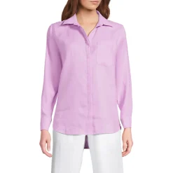 Premium Reinleinen-Bluse für Damen