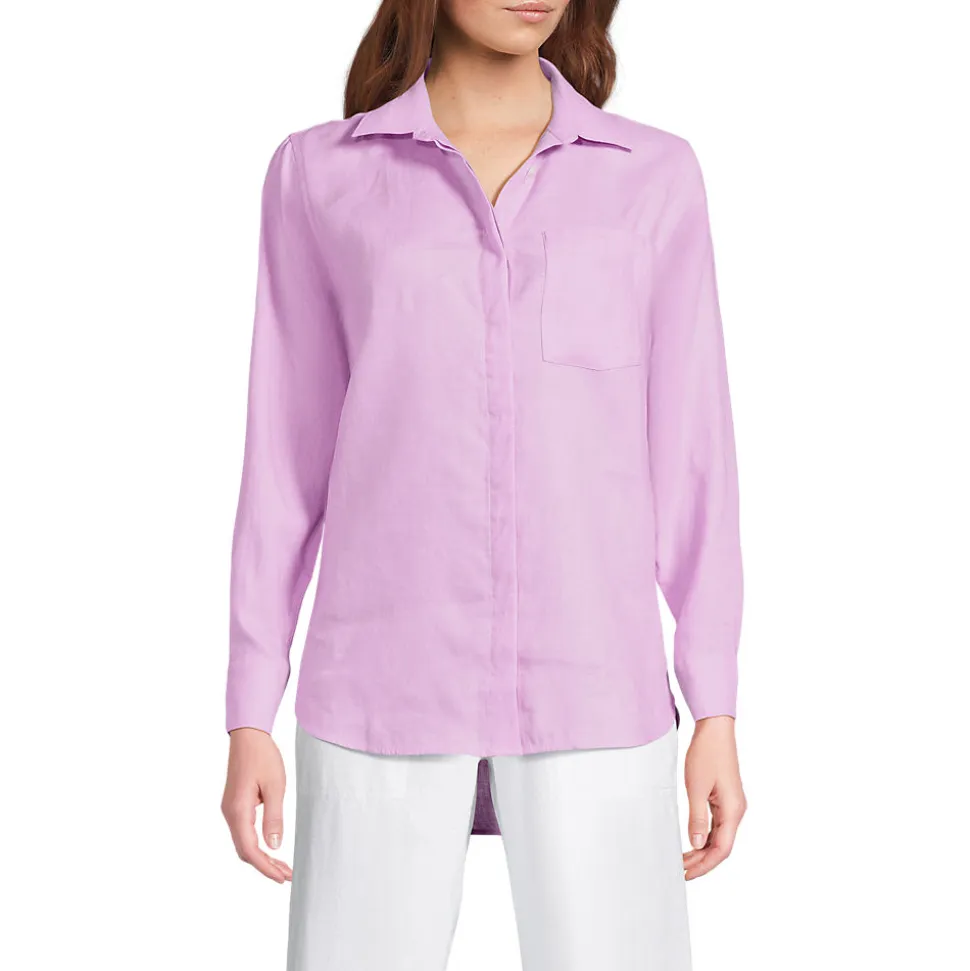 Premium Reinleinen-Bluse für Damen
