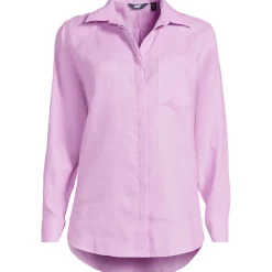 Premium Reinleinen-Bluse für Damen
