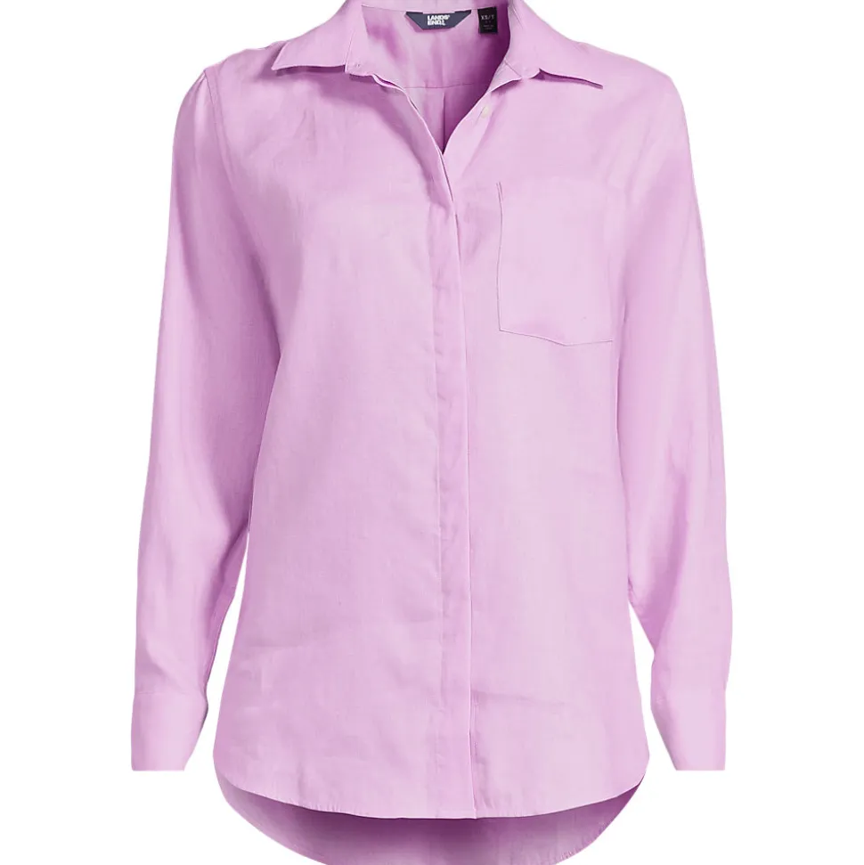 Premium Reinleinen-Bluse für Damen