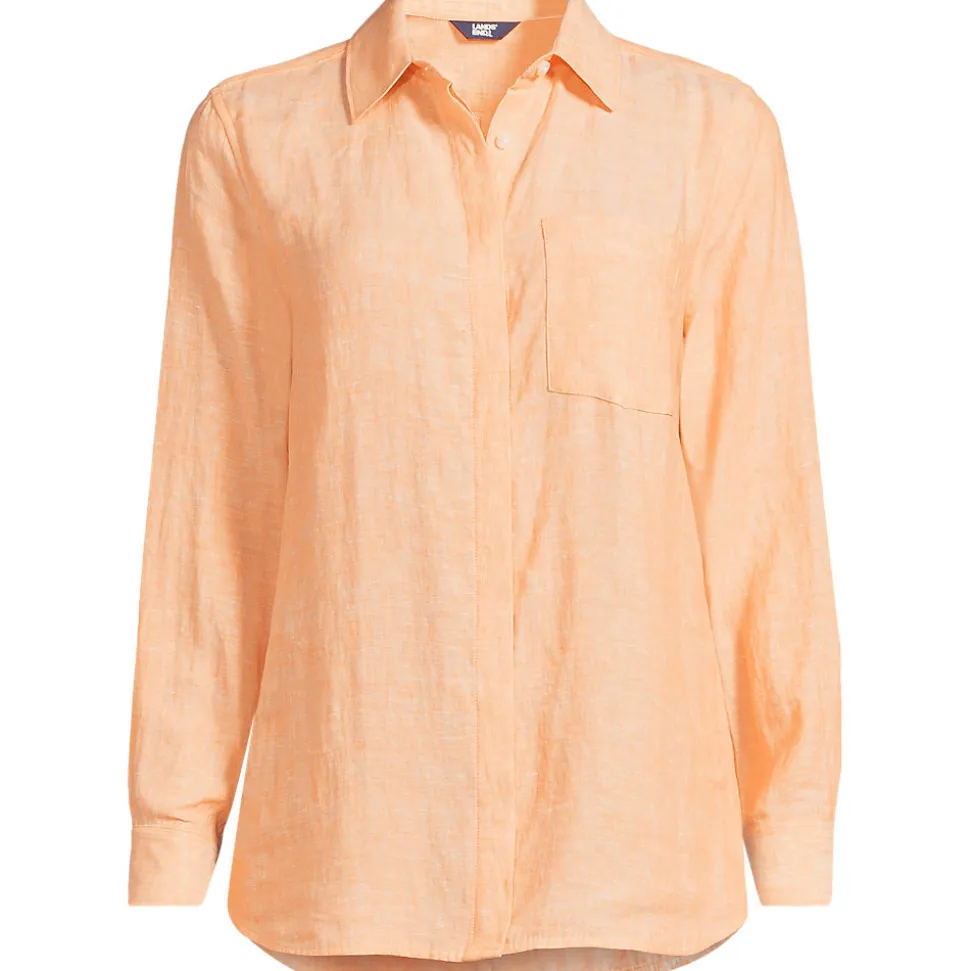 Premium Reinleinen-Bluse für Damen