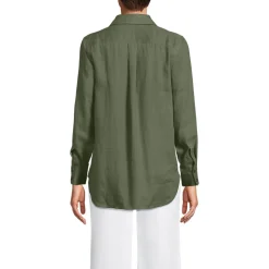 Premium Reinleinen-Bluse für Damen