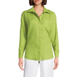 Premium Reinleinen-Bluse für Damen