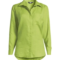 Premium Reinleinen-Bluse für Damen