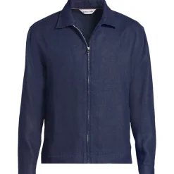 Premium Reinleinen-Bomberjacke