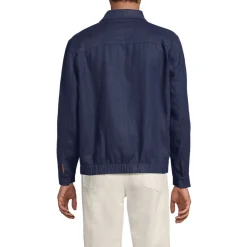 Premium Reinleinen-Bomberjacke