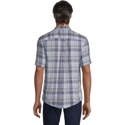 Premium Reinleinen-Hemd mit kurzen Ärmeln für Herren, Classic Fit