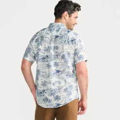 Premium Reinleinen-Hemd mit kurzen Ärmeln für Herren, Classic Fit
