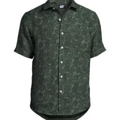 Premium Reinleinen-Hemd mit kurzen Ärmeln für Herren, Classic Fit