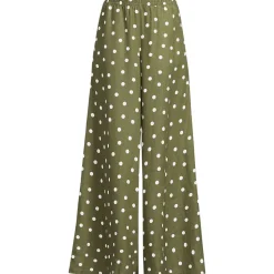 Premium Reinleinen-Palazzohose für Damen