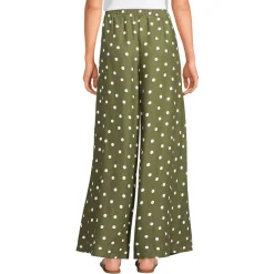 Premium Reinleinen-Palazzohose für Damen