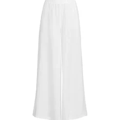 Premium Reinleinen-Palazzohose für Damen