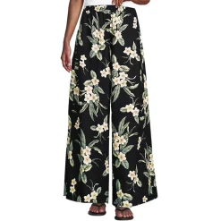Premium Reinleinen-Palazzohose für Damen