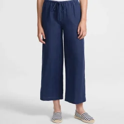 Premium Reinleinen-Schlupfhose in 7/8-Länge