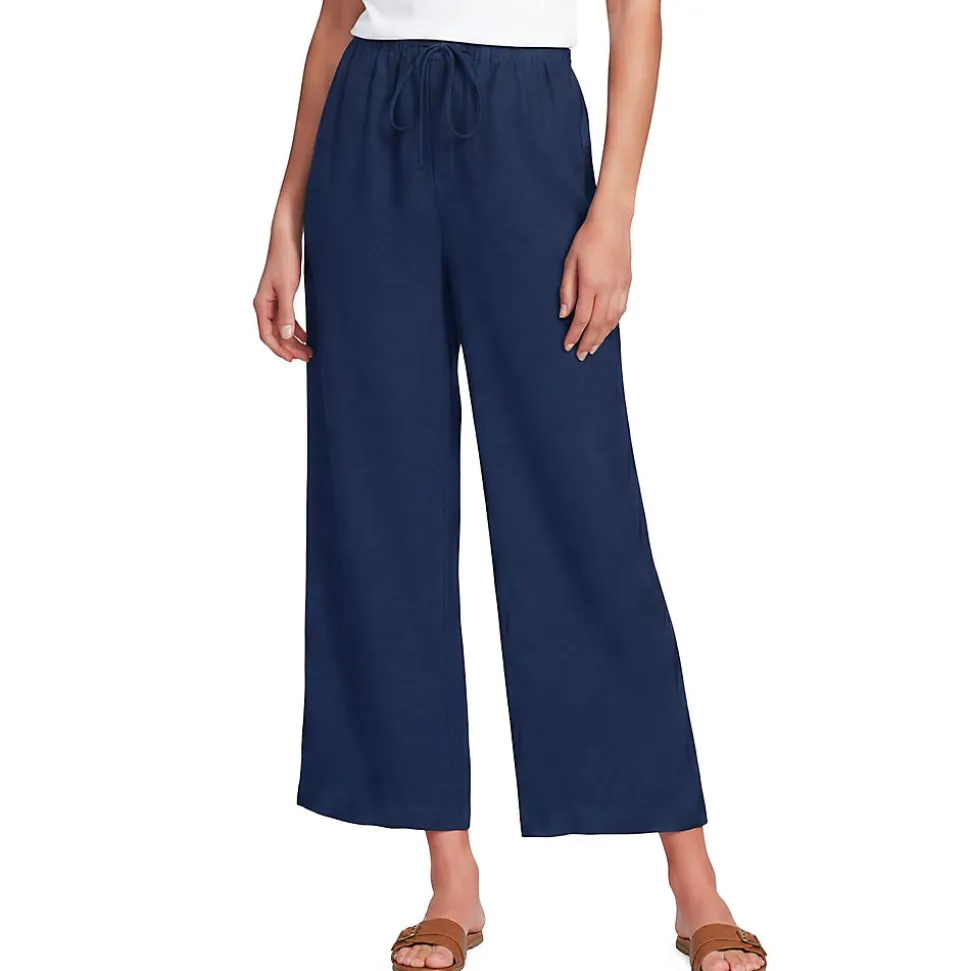Premium Reinleinen-Schlupfhose in 7/8-Länge