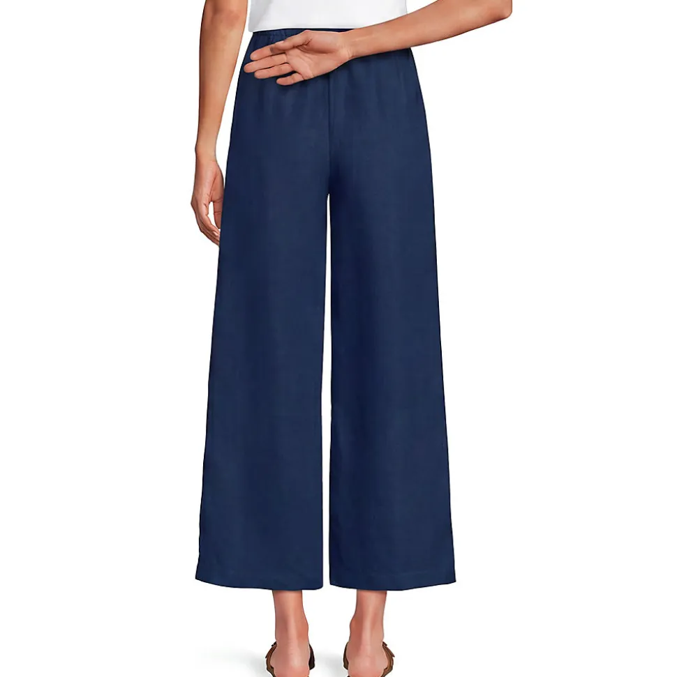Premium Reinleinen-Schlupfhose in 7/8-Länge