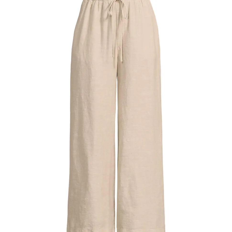Premium Reinleinen-Schlupfhose in 7/8-Länge