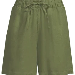Premium Reinleinen-Schlupfshorts für Damen