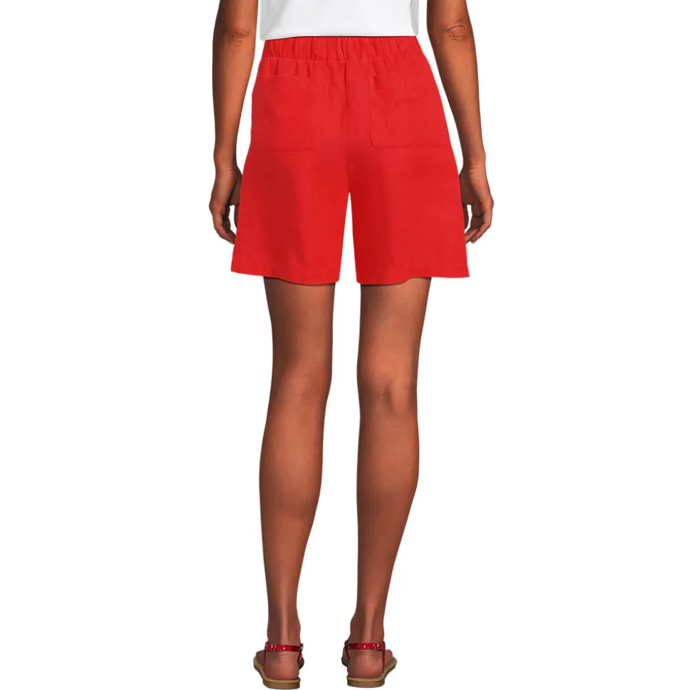 Premium Reinleinen-Schlupfshorts für Damen