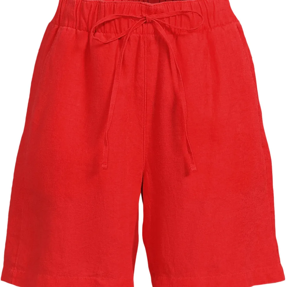 Premium Reinleinen-Schlupfshorts für Damen