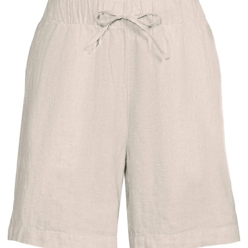 Premium Reinleinen-Schlupfshorts für Damen