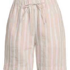 Premium Reinleinen-Schlupfshorts für Damen