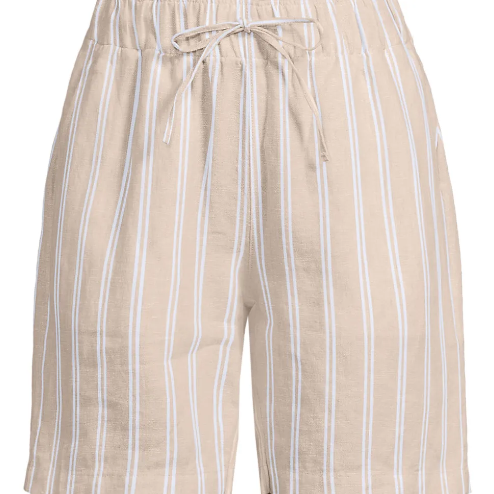Premium Reinleinen-Schlupfshorts für Damen