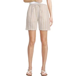 Premium Reinleinen-Schlupfshorts für Damen