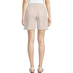 Premium Reinleinen-Schlupfshorts für Damen