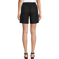 Premium Reinleinen-Schlupfshorts für Damen