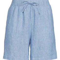 Premium Reinleinen-Schlupfshorts für Damen